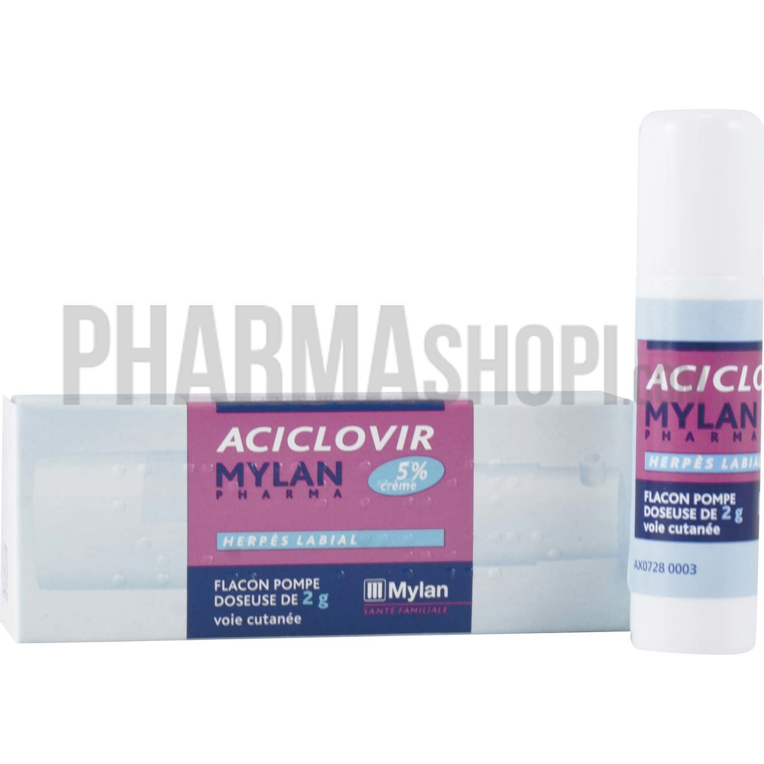 Prix aciclovir pommade