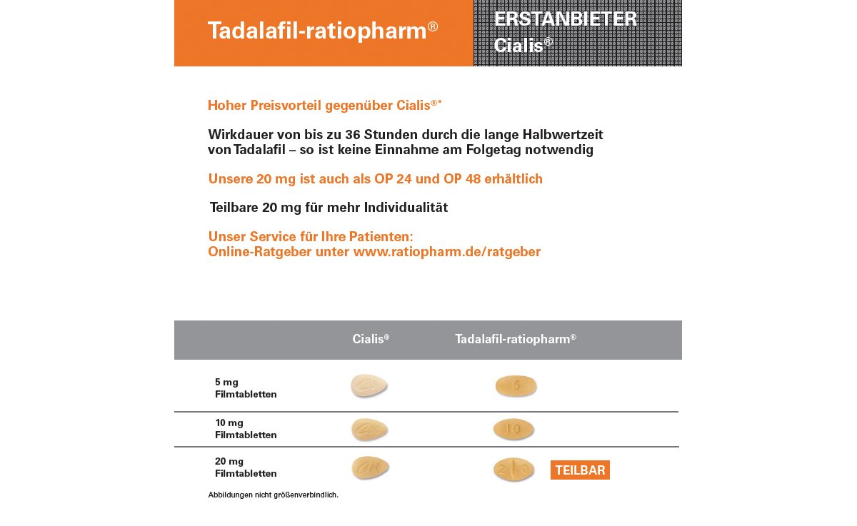 Tadalafil zentiva 5 mg