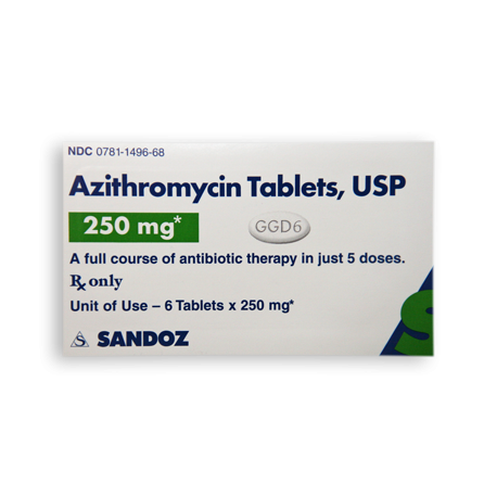 zithromax z pak 250 mg