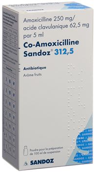 Amoxicilline sandoz sans ordonnance