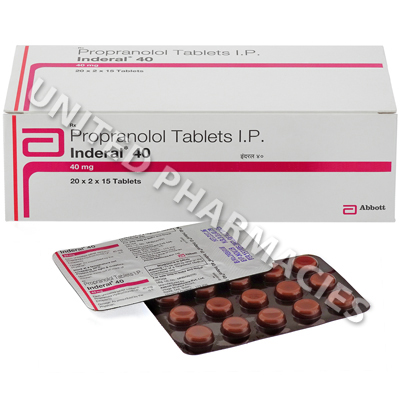 Inderal tabletas 40mg x 50