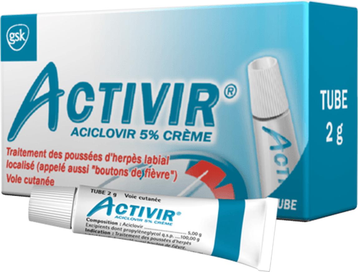 Zovirax creme 2g prix