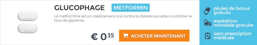 Metformine avec ou sans ordonnance