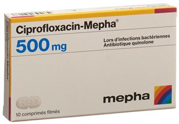 Ciprofloxacin 500 mg mepha