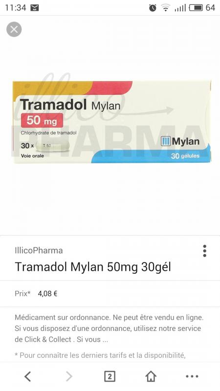 Tramadol paracetamol acheter