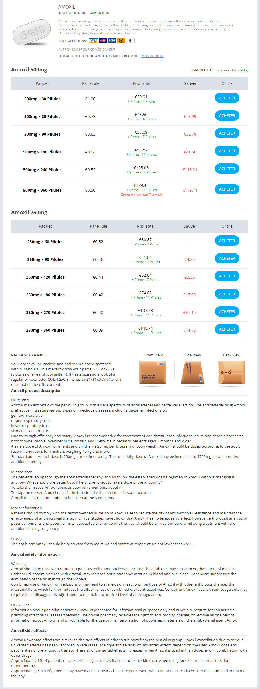 Achat propranolol sans ordonnance