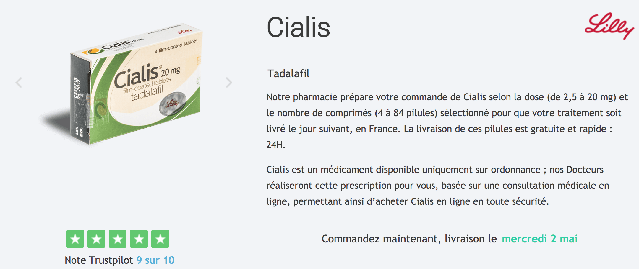 Acheter cialis legalement