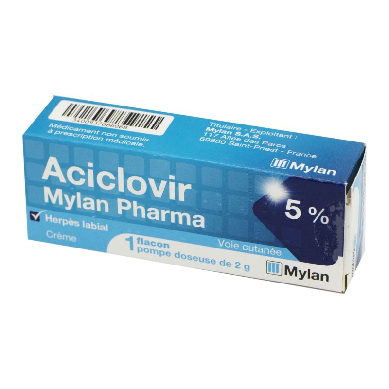 aciclovir prix mylan