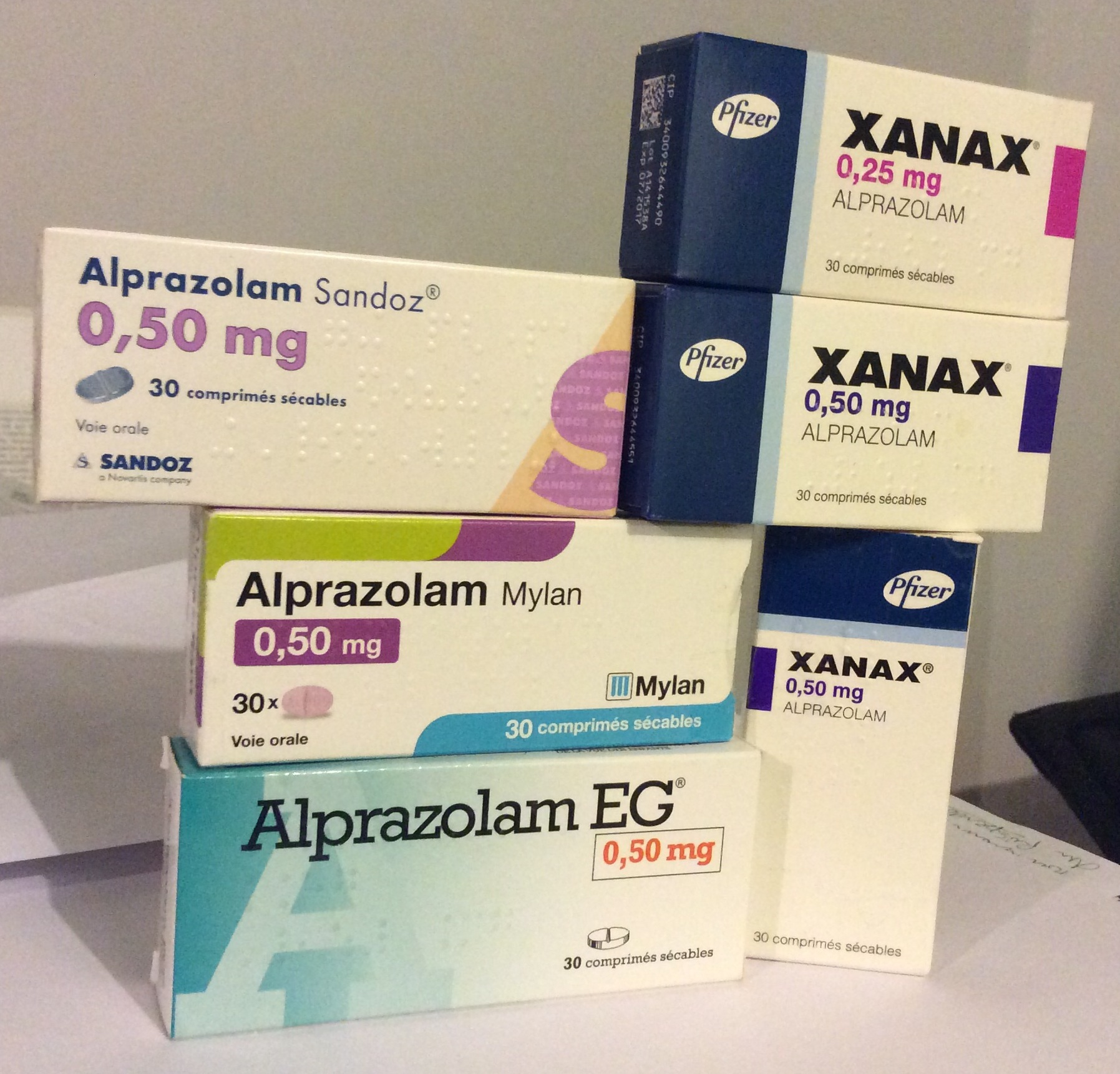 Alprazolam mylan generique de quel medicament