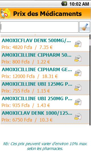 amoxicilline 500mg prix