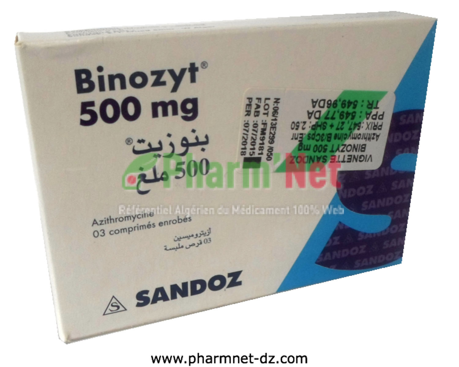 Amoxicilline sandoz prix