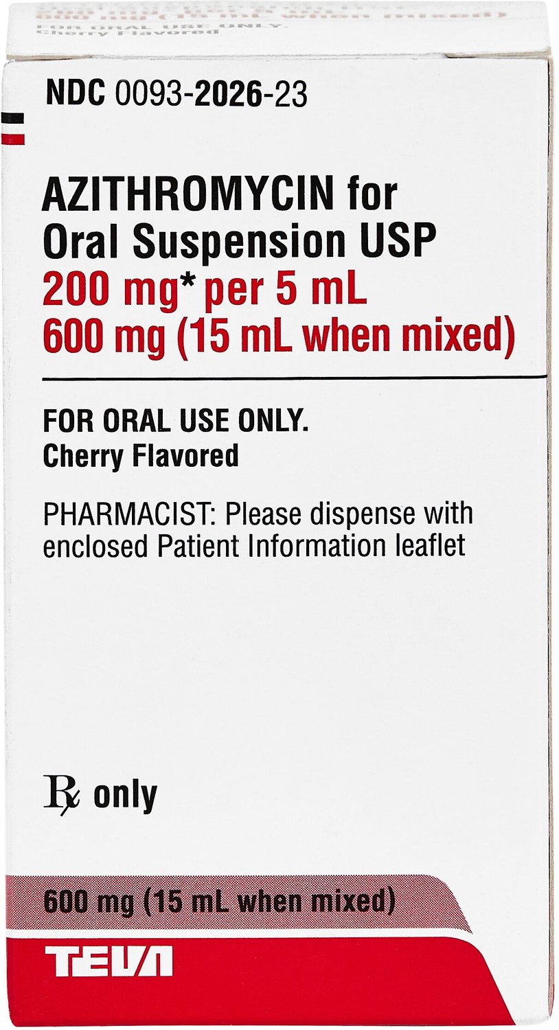 Azithromycin 100 mg per 5 ml