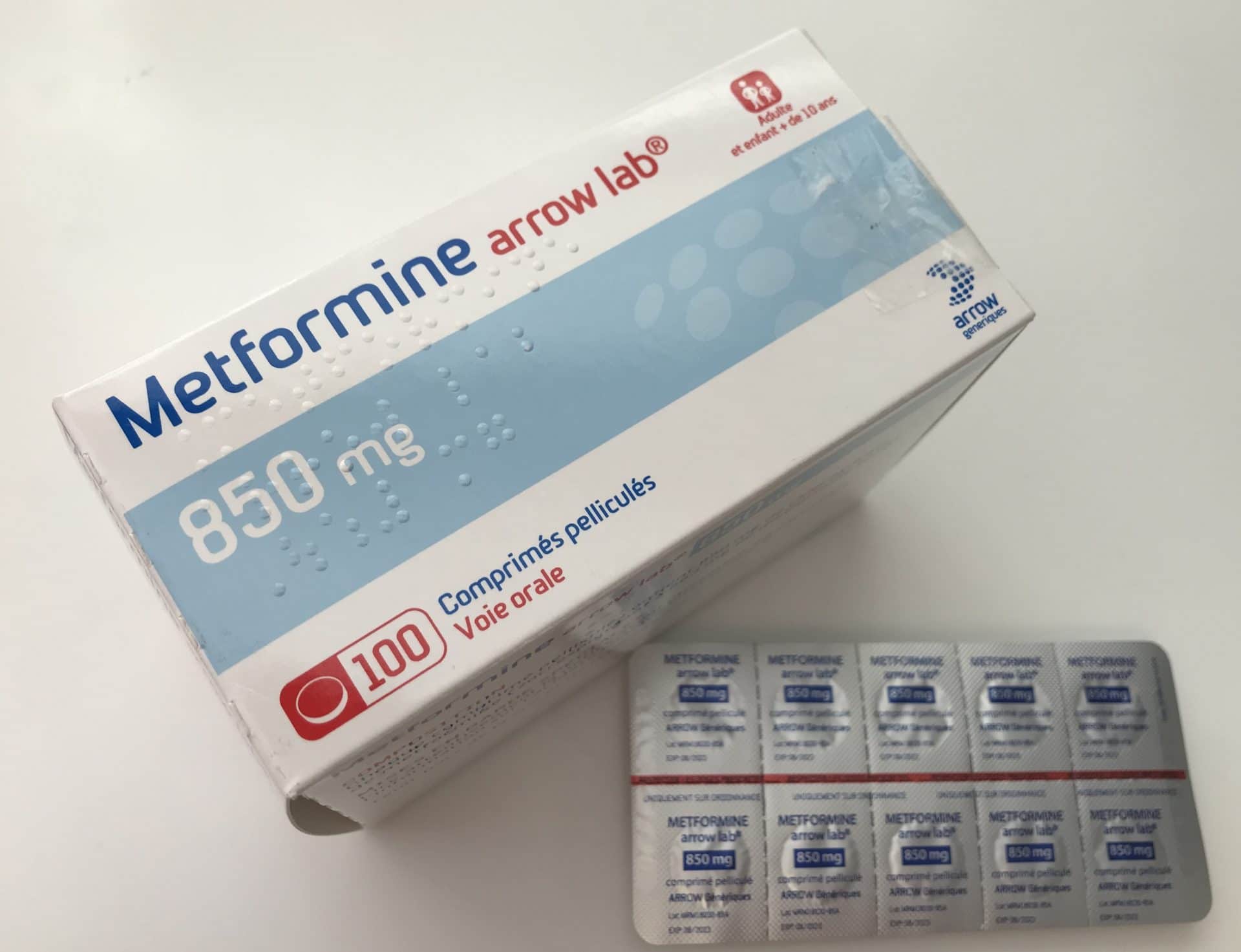 metformine 500 mg prix