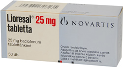 Lioresal De 25 Mg