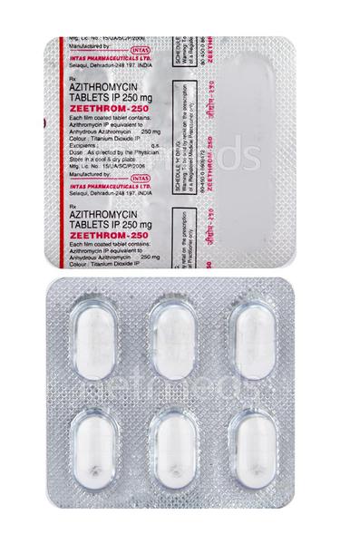 4 azithromycin 250 mg