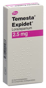 Lorazepam 2.5mg prix