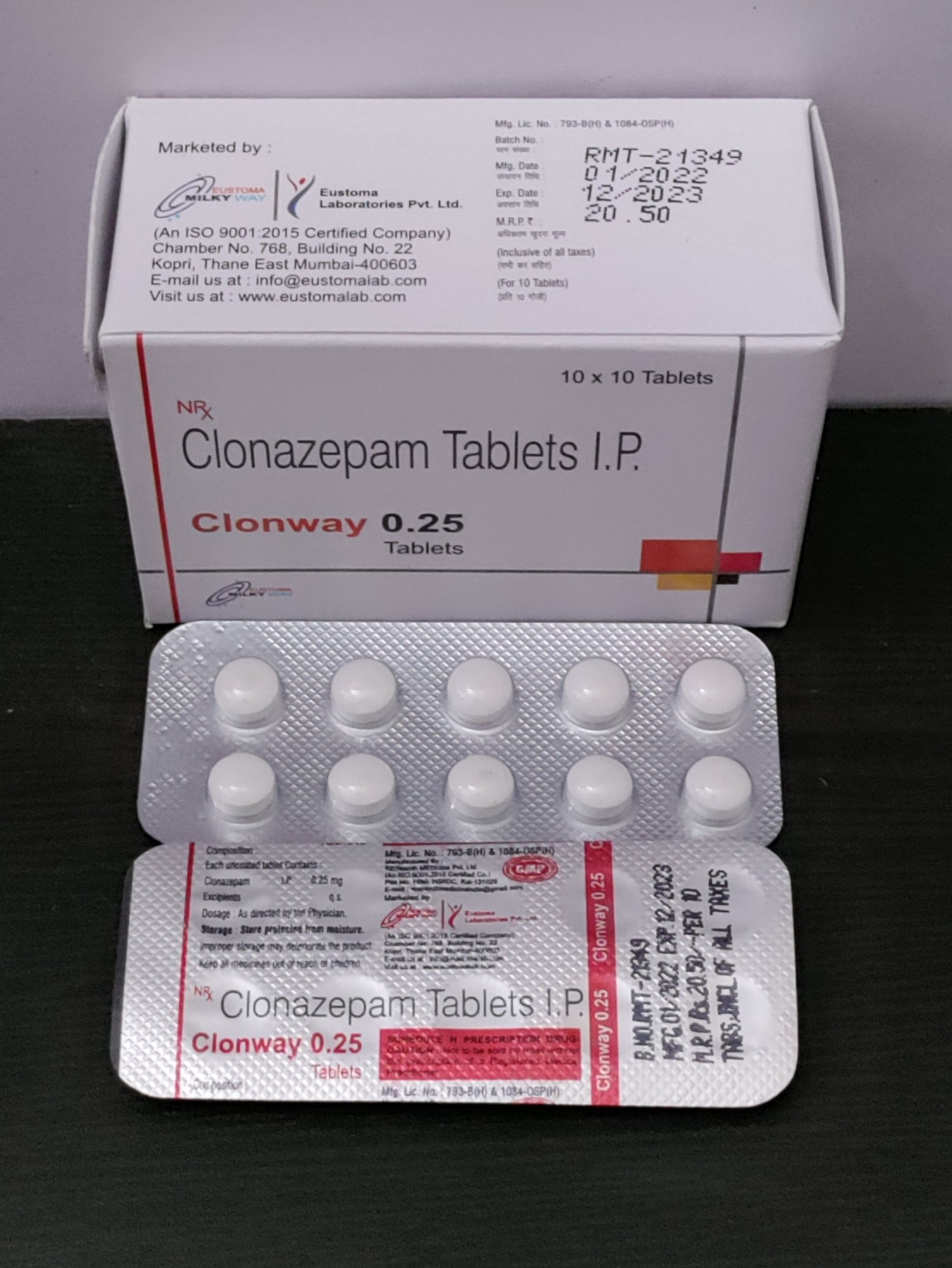 Achat Clonazepam