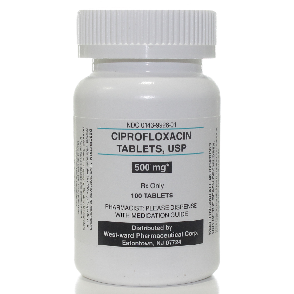 Ciprofloxacin 500 mg ndc