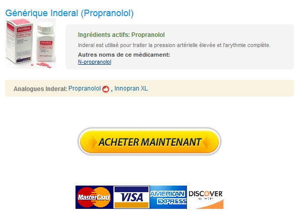 Commander Du Propranolol Generique