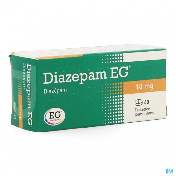 Diazepam eg 10 mg prix belgique