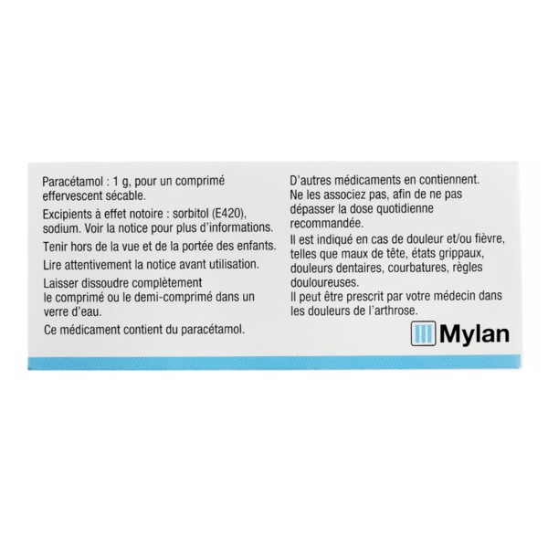 tramadol paracétamol mylan generique