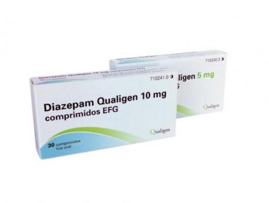 Diazepam de 5 mg o 10 mg