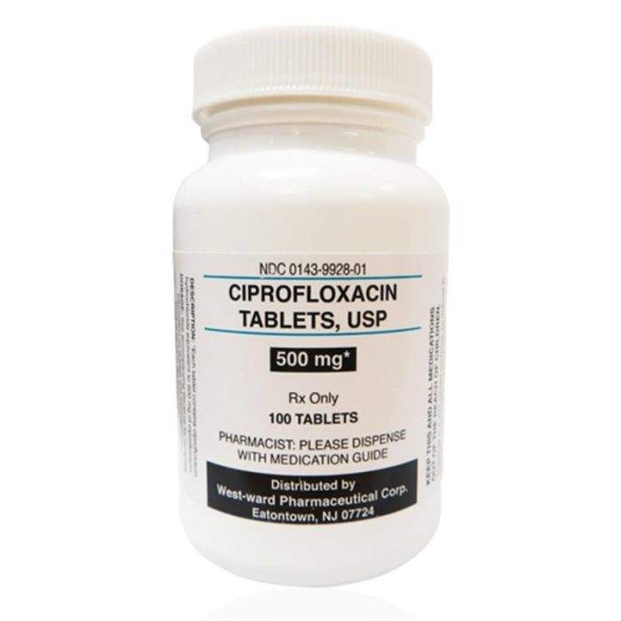 Ciprofloxacin 500 mg er