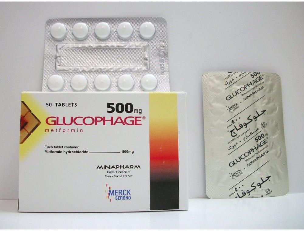 Glucophage de 500 mg