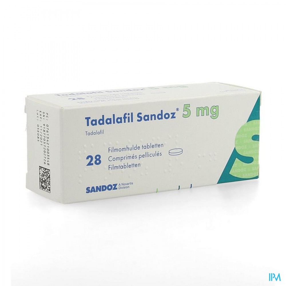 Prix tadalafil 5 mg sandoz