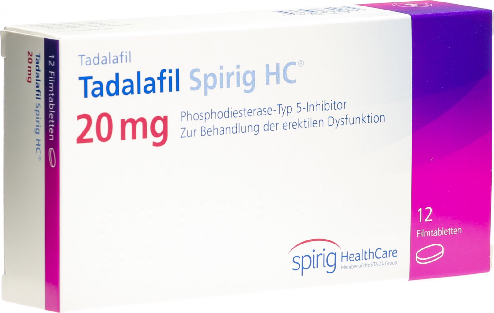 Tadalafil 20mg boîte de 8