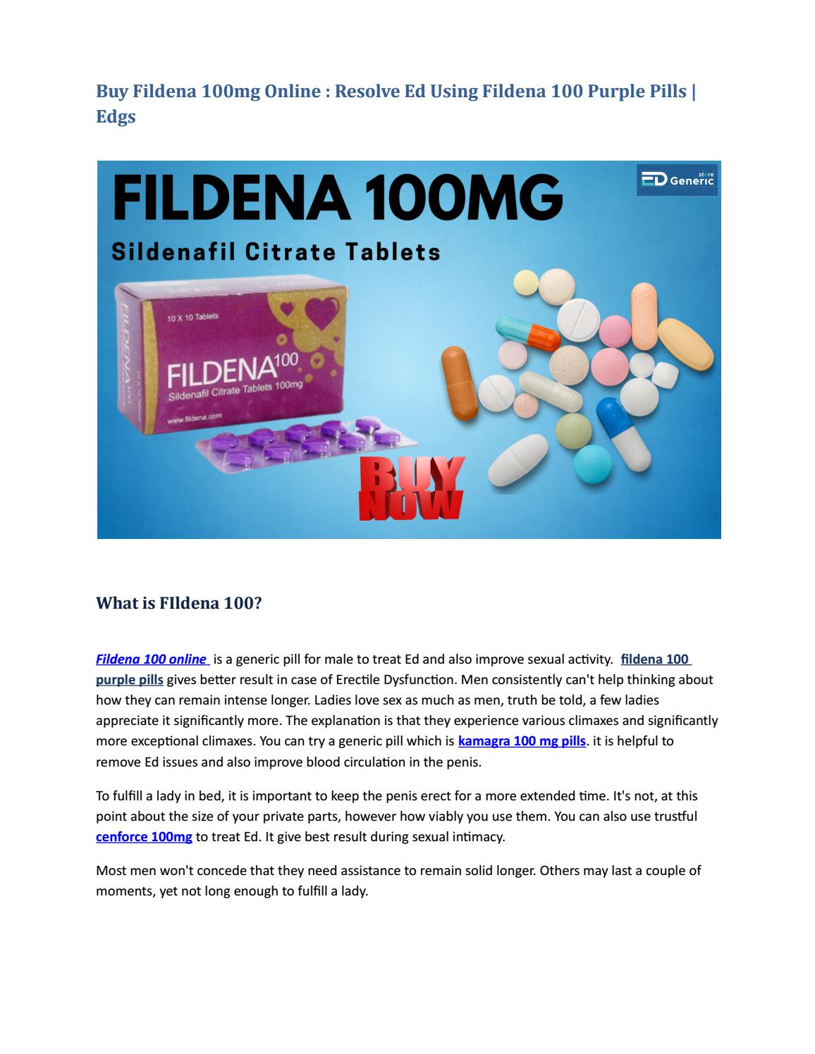 Fildena 100mg online