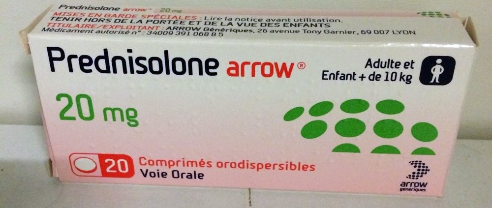 Generique Prednisolone Arrow 20 Mg