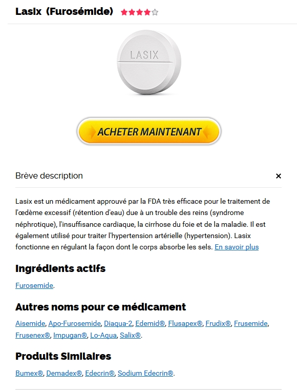 Lasilix avec ou sans ordonnance