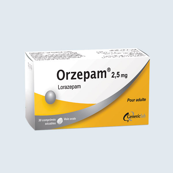 Lorazepam 2.5mg Prix