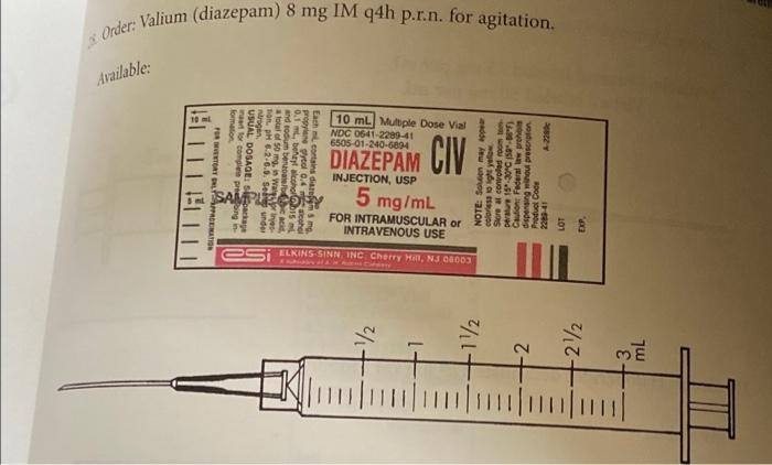 ordre valium