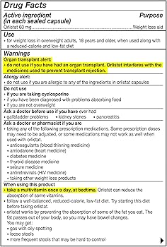 Orlistat pilule