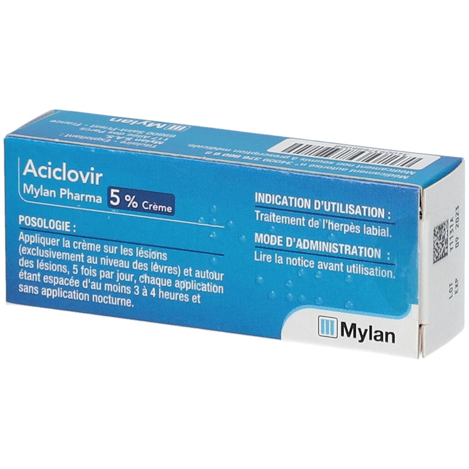 prix acyclovir cream