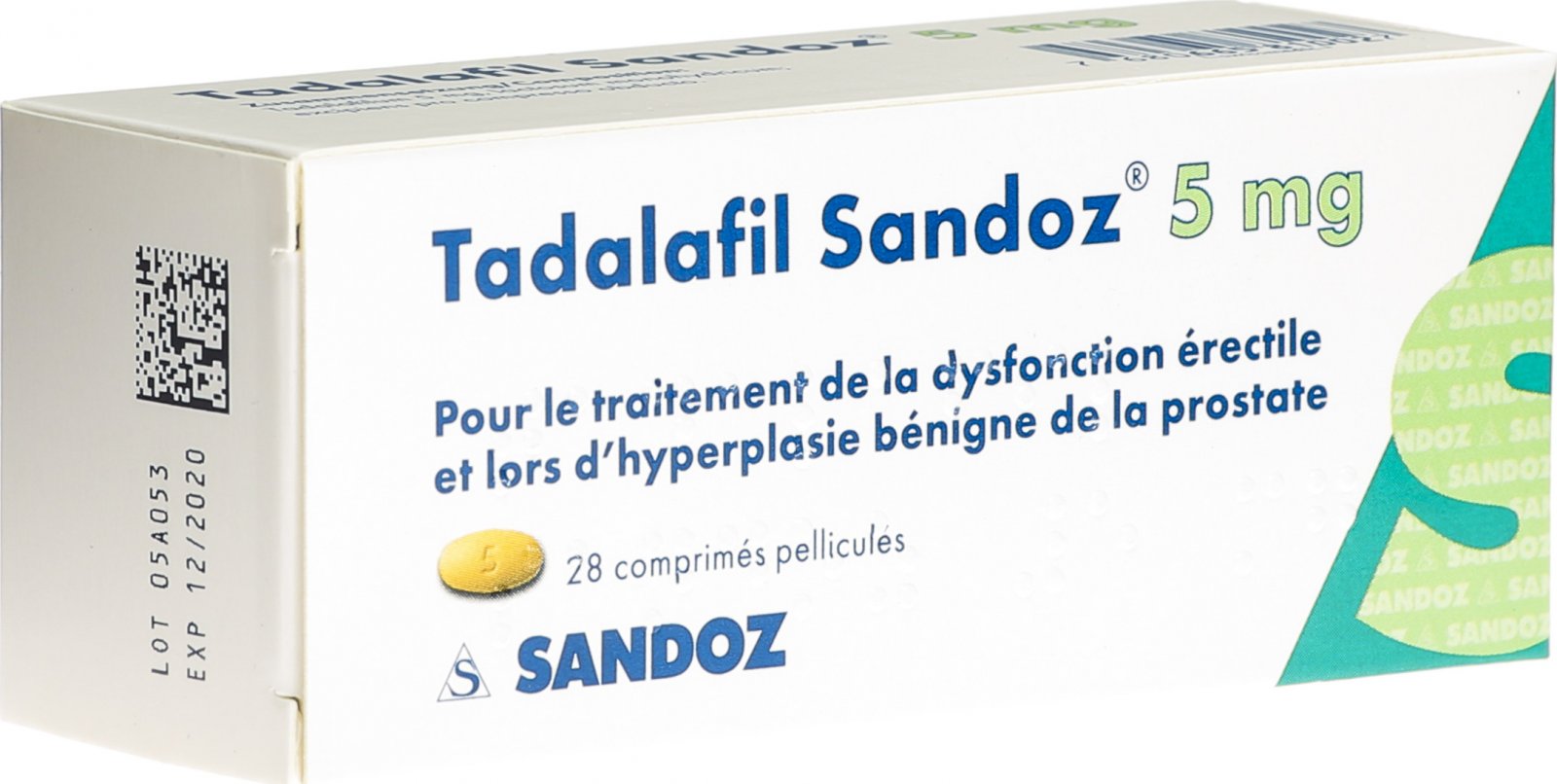 Prix du tadalafil 5 mg