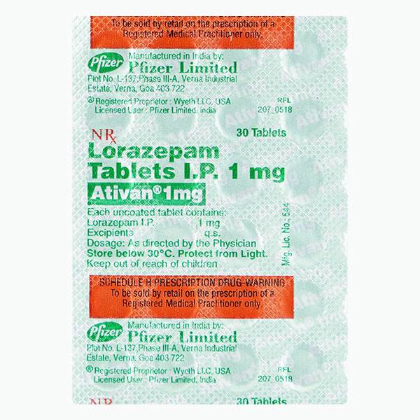 Prix Lorazepam 1mg