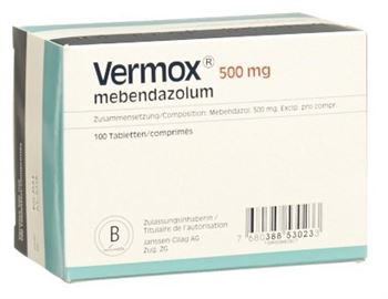 Prix mébendazole