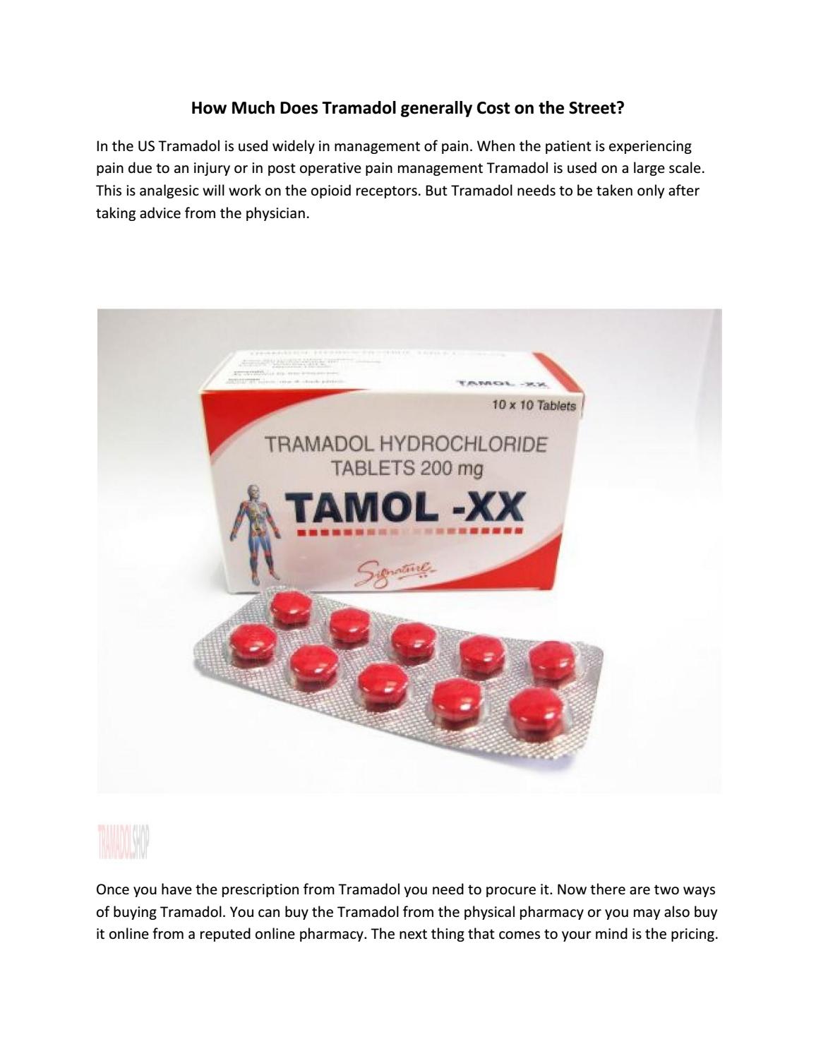 Prix tramadol