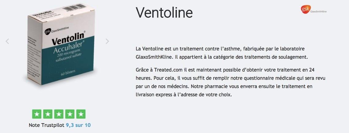 Prix ventolin medicament