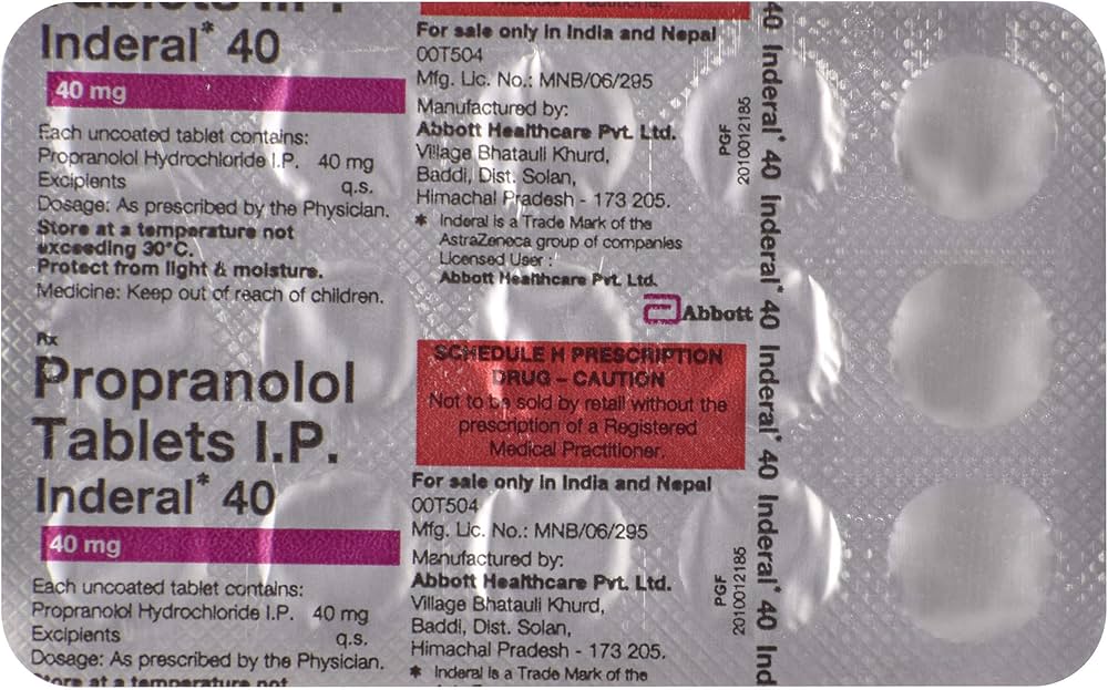 Propranolol 40 generique