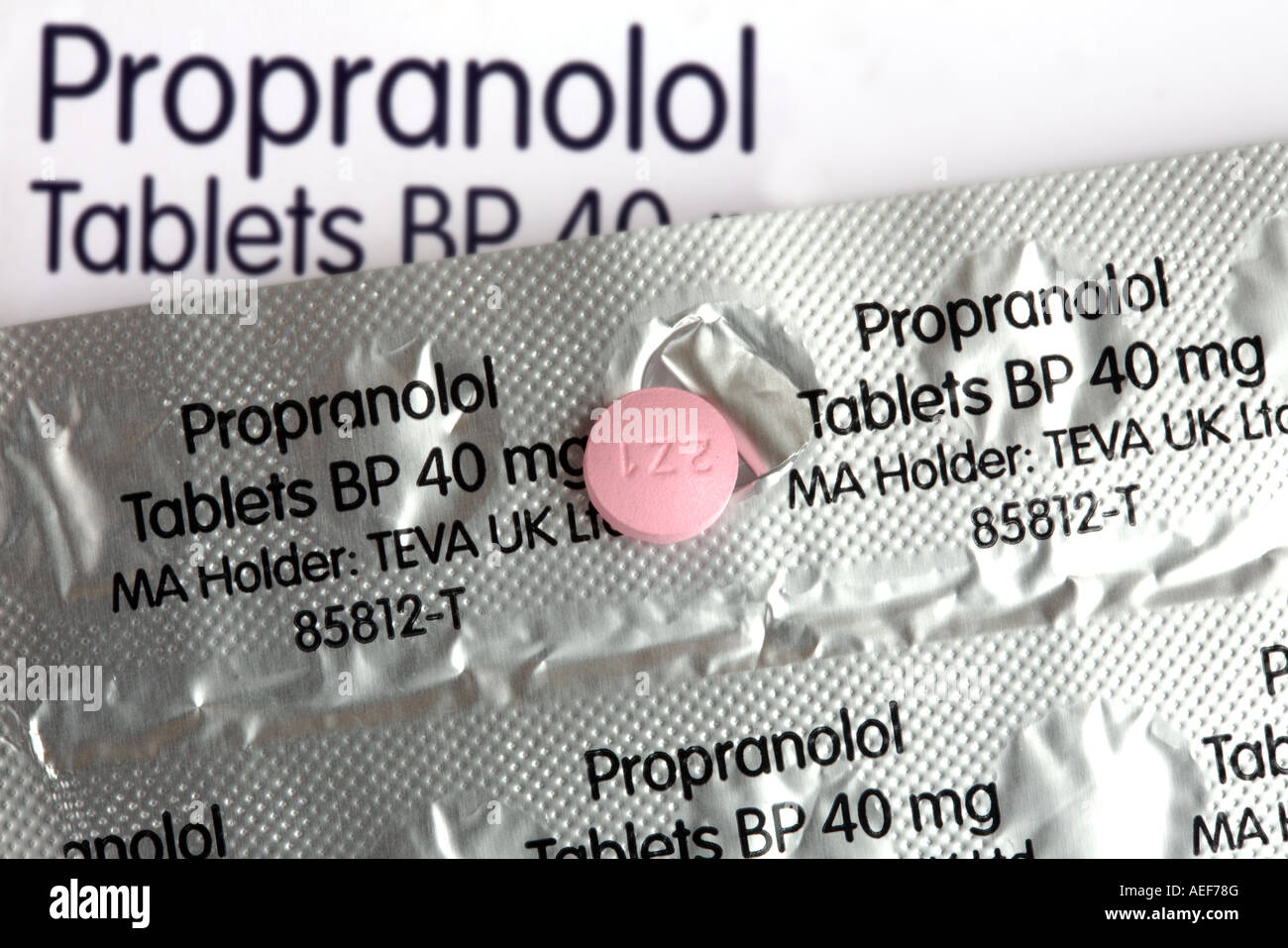 Propranolol 40mg Bnf