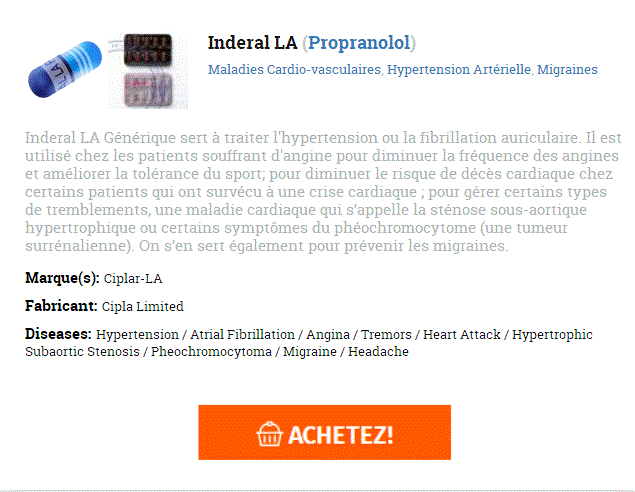 Propranolol achat en ligne