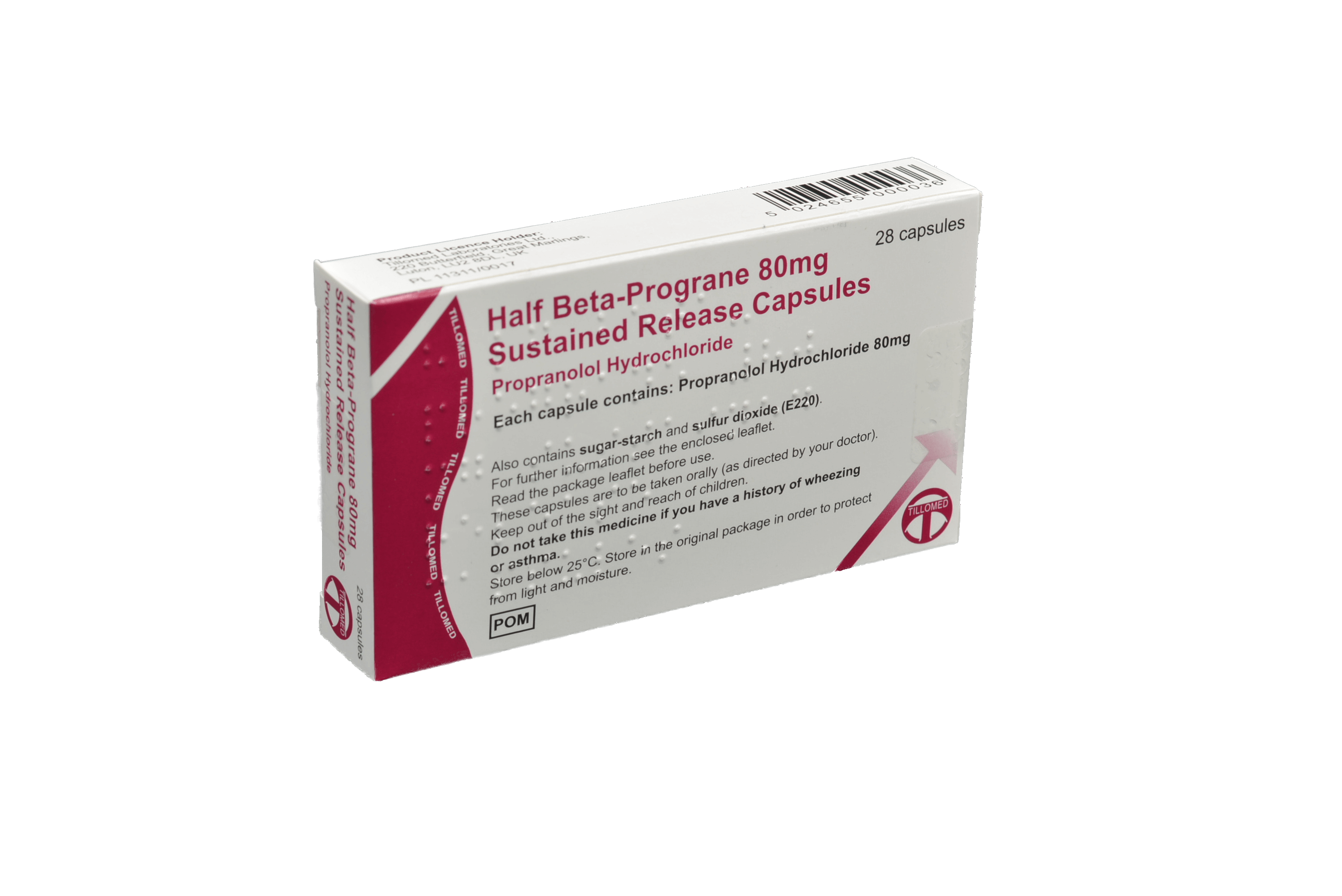 Propranolol ct 80 mg