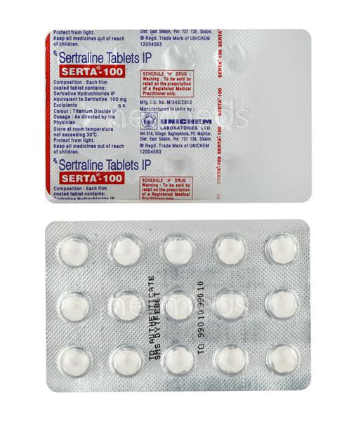 Sertraline 100mg Milpharm