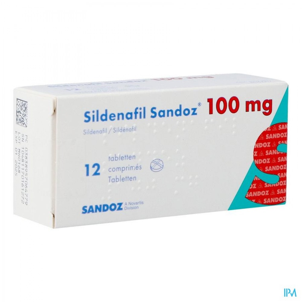 sildenafil 100 mg sandoz prix