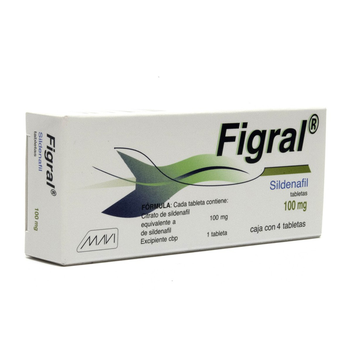 Sildenafil 100mg 4 tabletas