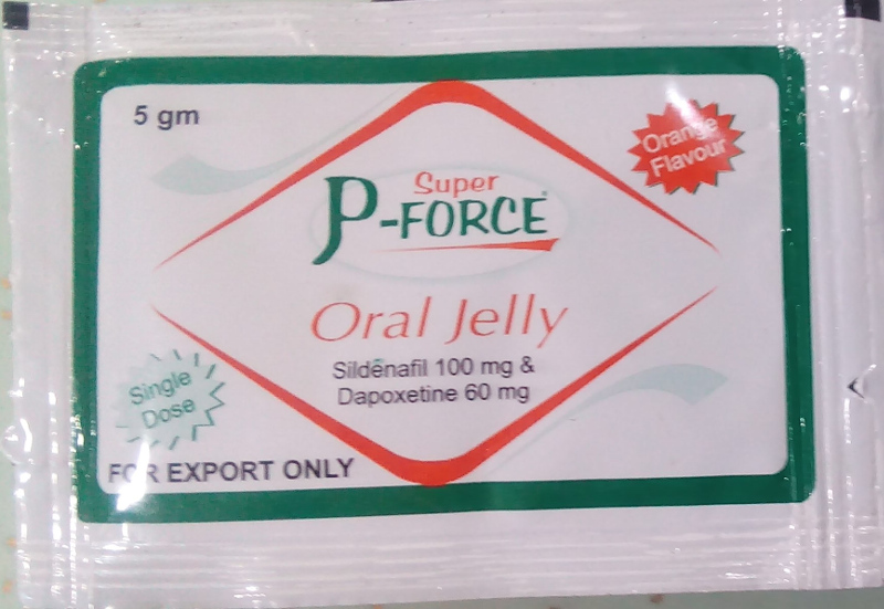 Super p force (sildenafil 100 dapoxetine 60)